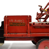 Antique BUDDY L "WRECKING TRUCK" No. 209 Pressed Steel TOW TRUCK Rare Wrecker!!