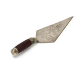 Vintage MASONIC 4" MINI TROWEL Freemasons JEFFERSON LODGE, PITTSBURGH 1854-1929