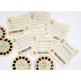 Vintage VIEW-MASTER VIEWER & REEL Lot of 16 Sets + EXTRAS! Scooby-Doo SUPERMAN +