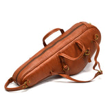 Vintage ALTO SAXOPHONE GIG CASE Genuine Leather MICHAEL BIANCO Padded/Soft Bag!