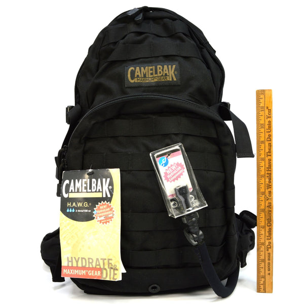 Brand New! CAMELBAK HAWG 3 Liters/100 oz. BLACK No. 73000 MAXIMUM GEAR HydroLink