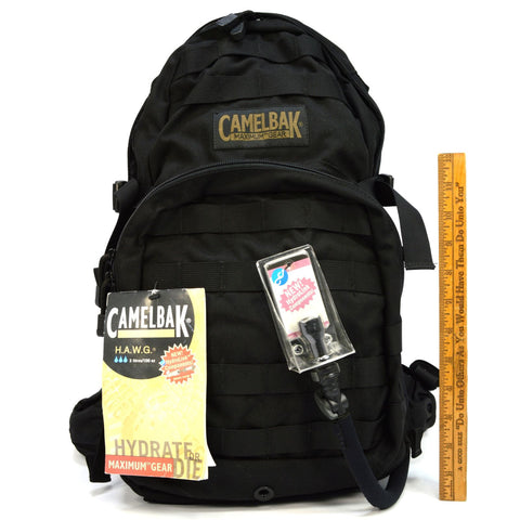 Brand New! CAMELBAK HAWG 3 Liters/100 oz. BLACK No. 73000 MAXIMUM GEAR HydroLink