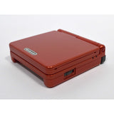 Tested Good! NINTENDO GAME BOY ADVANCE SP Mo. AGS-001 RED + AC Adapter & Case!!