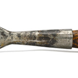 Antique SOCKET CHISEL 2" Beveled Edge "D.R. BARTON" w/ Gorgeous STRIPED HANDLE!!