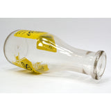 Vintage ACL/PYRO GLASS "ICE CREAM" MILK BOTTLE Yellow "SMITH'S MODEL DAIRY INC."