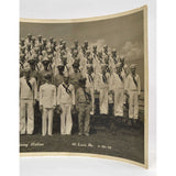 Vintage SIGNED 1942 PHOTOGRAPH PRINT "Co. #10 ELECTRICAL NAVAL TRAINING STATION"