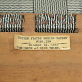 Vintage MID-CENTURY TOMLINSON "SOPHISTICATE" ARM CHAIR Modern CURVED BACK Walnut