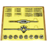 Rare WIRU TAPS & DIES SET W. Germany WATCHMAKERS TOOLS in Wood Box **MISSING 1**