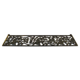Salvaged CAST IRON CLIMBING ROSES GATE INSERT 44" Grate/Vent Cover WINDOW PANEL+