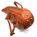 Vintage ALTO SAXOPHONE GIG CASE Genuine Leather MICHAEL BIANCO Padded/Soft Bag!