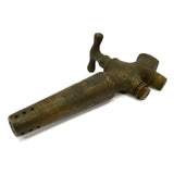 Antique BRASS GAS HOSE NOZZLE Unbranded SICK PATINA! Repurpose STEAMPUNK Alt Art