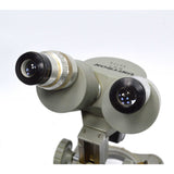 Vintage UNITRON M8F MICROSCOPE w/ W.F. 10X LENSES + Bonus K+E VINYL POUCH / BAG