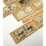 Antique STEREOSCOPE / STEREOGRAPH CARD Lot of 10 CHRISTIAN-RELIGIOUS STEREOVIEWS