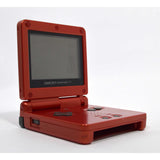 Tested Good! NINTENDO GAME BOY ADVANCE SP Mo. AGS-001 RED + AC Adapter & Case!!