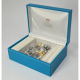 In Box JOIA DE MAJORCA 'MAN-MADE PEARL' NECKLACE 18" Multicolored RHODIUM CLASP