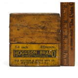 Antique ALPHABET PUNCH SET Complete Roman Font ABC's in WOOD BOX "HOGGSON BRAND"