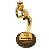 Vintage CAST METAL "I.W. HARPER" Bourbon Man AWARD/TROPHY (Decanter Mold) RARE!!