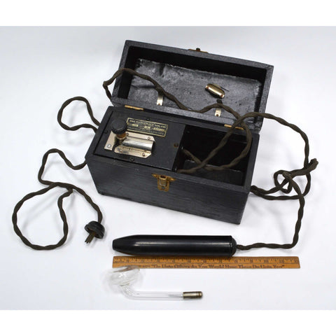 Antique QUACK MEDICINE "VIOLET RAY MACHINE" by FITZGERALD in Box *DOESN'T WORK*