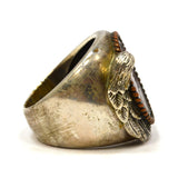 Bradford Exchange 1903 INDIAN HEAD PENNY in Sterling Silver EAGLE RING! Size ~12