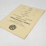 Antique MILITARY REUNION DINNER INVITATION May 2, 1899 COMPANY I, 13TH REGIMENT