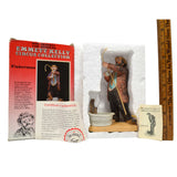 New (Open) "EMMETT KELLY CIRCUS COLLECTION" Porcelain "FISHERMAN" CLOWN FIGURINE