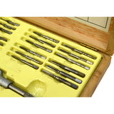 Rare WIRU TAPS & DIES SET W. Germany WATCHMAKERS TOOLS in Wood Box **MISSING 1**