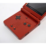 Tested Good! NINTENDO GAME BOY ADVANCE SP Mo. AGS-001 RED + AC Adapter & Case!!