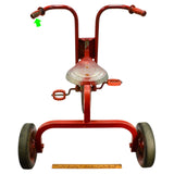 Vintage ANGELES TRICYCLE 12" Big Wheel TRIKE Steel Frame ORIGINAL but REPAINTED