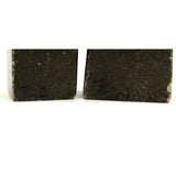 Pair of SHONA AFRICAN SCULPTURES Signed "TAWANDA" MAKORE Zimbabwe CARVED STONE