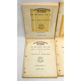 Vintage MILITARY GUIDE BOOK Lot of 7 ACADEMY OF HEALTH SCIENCES US ARMY 1975-83