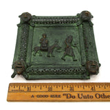 Vintage BRONZE BAS RELIEF c.1950 Reproduction BASILICA OF SAN ZENO, ITALY 3 of 3