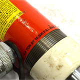 Used SPX POWER TEAM No. RP55 HYDRAULIC CYLINDER 5-Ton SPRING RETURN 5.5" Stroke