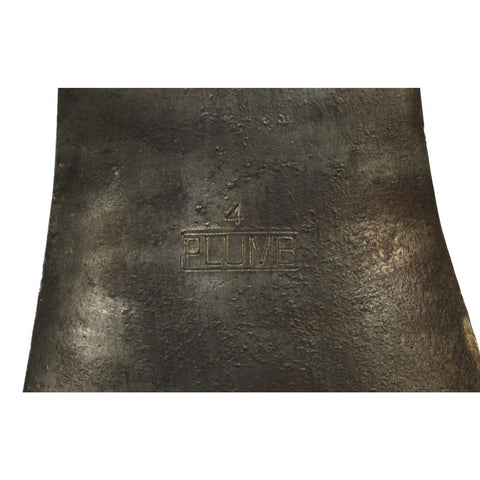 Vintage PLUMB 4 lb. AXE HEAD (Only) HOOSIER PATTERN Logging FELLING Camping RARE