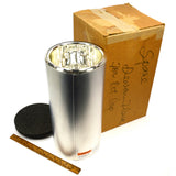 Briefly Used POPE SCIENTIFIC 4300 ml "DEWAR FLASK" No. 8642/0099 Aluminum in Box