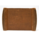 VTG/Antique FOLK ART TRINKET BOX Lidded & Footed FINGER-JOINTED Crude & Unique!!