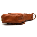 Vintage ALTO SAXOPHONE GIG CASE Genuine Leather MICHAEL BIANCO Padded/Soft Bag!