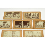 Antique STEREOSCOPE / STEREOGRAPH CARD Lot of 10 CHRISTIAN-RELIGIOUS STEREOVIEWS