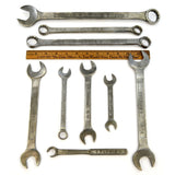 Vintage PLUMB/PLOMB OPEN, BOX-END & COMBINATION WRENCH Lot of 9 Pebble Wrenches