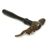 Antique UNBRANDED 5 oz TACK HAMMER w/ Unusual STAPLE PULLER END Marked "MAY 17-"