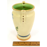 Antique WELLER POTTERY "BONITO" VASE 6" Hand-Painted BLUE FLOWER Artist Signed!