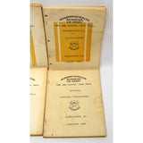 Vintage MILITARY GUIDE BOOK Lot of 7 ACADEMY OF HEALTH SCIENCES US ARMY 1975-83