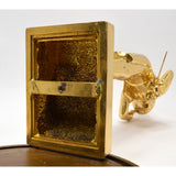 Vintage CAST METAL "I.W. HARPER" Bourbon Man AWARD/TROPHY (Decanter Mold) RARE!!