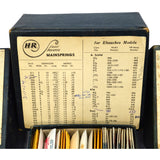 Vintage HR WATCHMAKERS PARTS Lot; 4 Boxes Full! MAINSPRINGS Stems STAFFS Gaskets