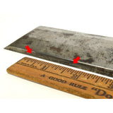 Antique SOCKET CHISEL 2" Beveled Edge "D.R. BARTON" w/ Gorgeous STRIPED HANDLE!!