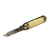 Vintage MINIATURE POCKET KNIFE 1-3/8" w/ 7/8" Blade MOTHER OF PEARL SCALES Japan
