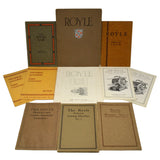 Antique MACHINIST PROMOTIONAL BOOKS Industrial Ephemera "JOHN ROYLE" Book Lot