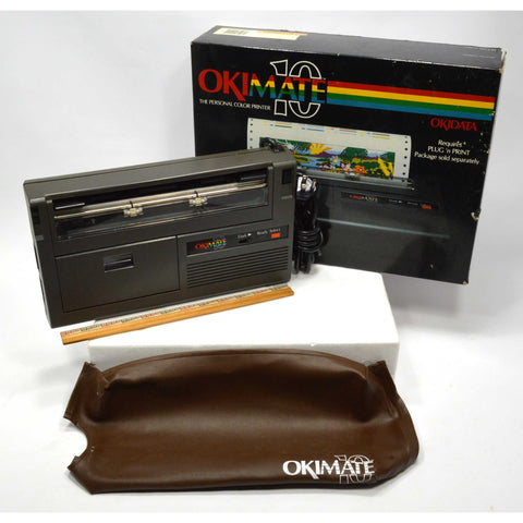 Vintage OKIMATE 10 "THE PERSONAL COLOR PRINTER" Original Box POWERS ON Untested