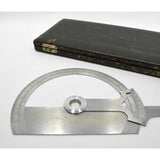 Antique METAL PROTRACTOR by "T. ALTENEDER PHIL'A" Drafting Tool in ORIGINAL CASE