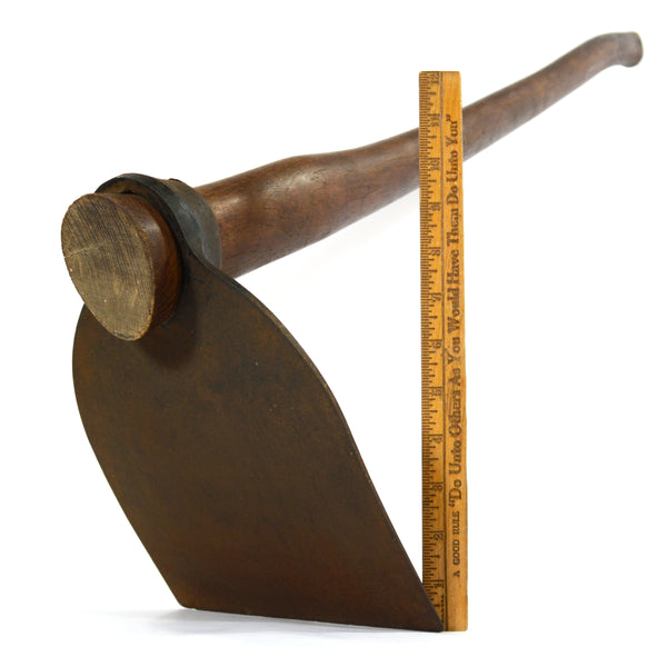 Vintage TRUE TEMPER ITALIAN GRAPE-Grub-GRADING HOE #IGH7 Original HICKORY HANDLE