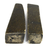 Pair of SHONA AFRICAN SCULPTURES Signed "TAWANDA" MAKORE Zimbabwe CARVED STONE